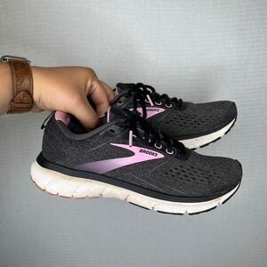 Brooks Transcend 3 Women's Running Shoes Gray Pink Size 8 Medium Width